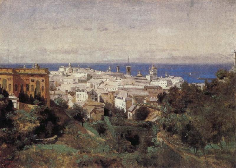 Corot Camille View of Genoa china oil painting image